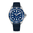 Edox Men's Neptunian Grande Reserve Automatic Watch with Rubber Strap