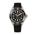 Edox Men's Neptunian Grande Reserve Automatic Watch with Rubber Strap