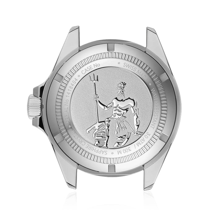 EDOX Men's Neptunian Grande Reserve Automatic Watch with Rubber Strap