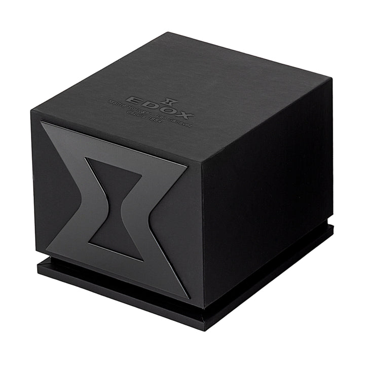 EDOX Men's Neptunian Grande Reserve Automatic Watch with Rubber Strap