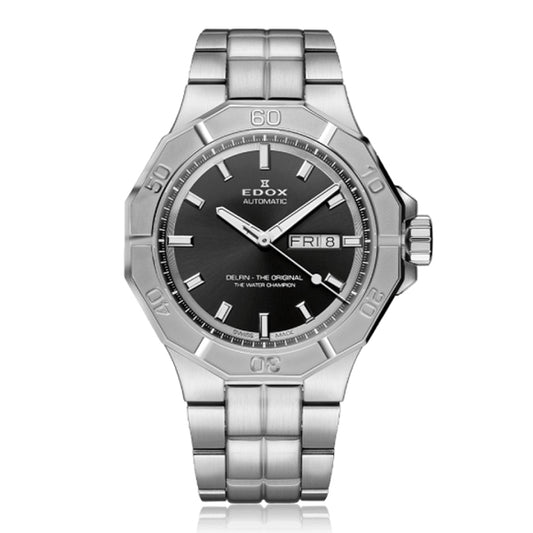 Edox Men's Delfin The Original Day-Date Automatic Watch