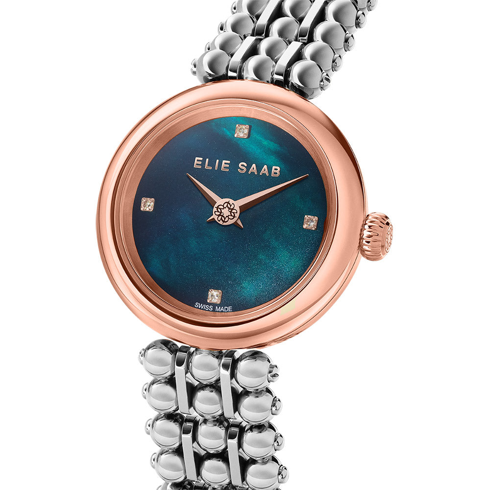 Elie Saab Idylle Perle Rose Gold Stainless Steel