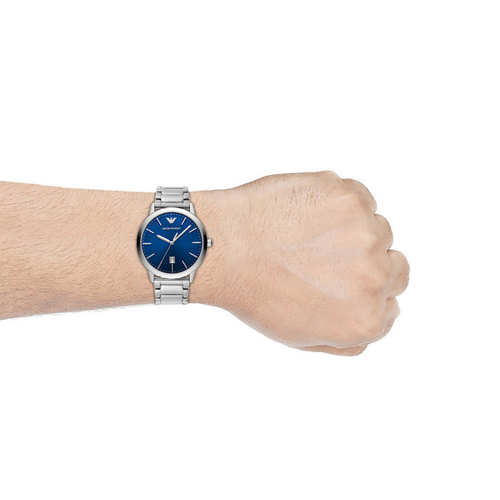 Emporio Armani Renato Silver Men's Watch