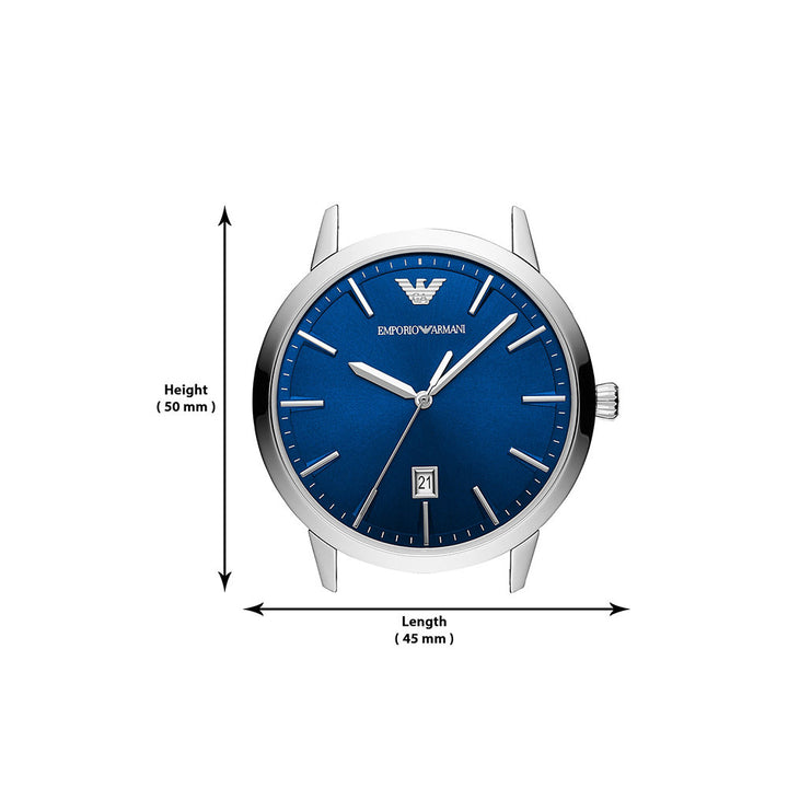 Emporio Armani Renato Silver Men's Watch