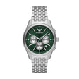 Emporio Armani Antonio Silver Stainless Steel Men's Watch