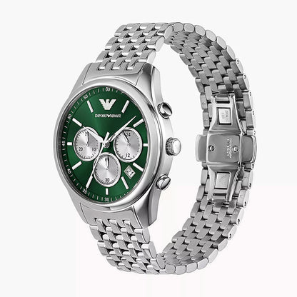 Emporio Armani Antonio Silver Stainless Steel Men's Watch - AR11581