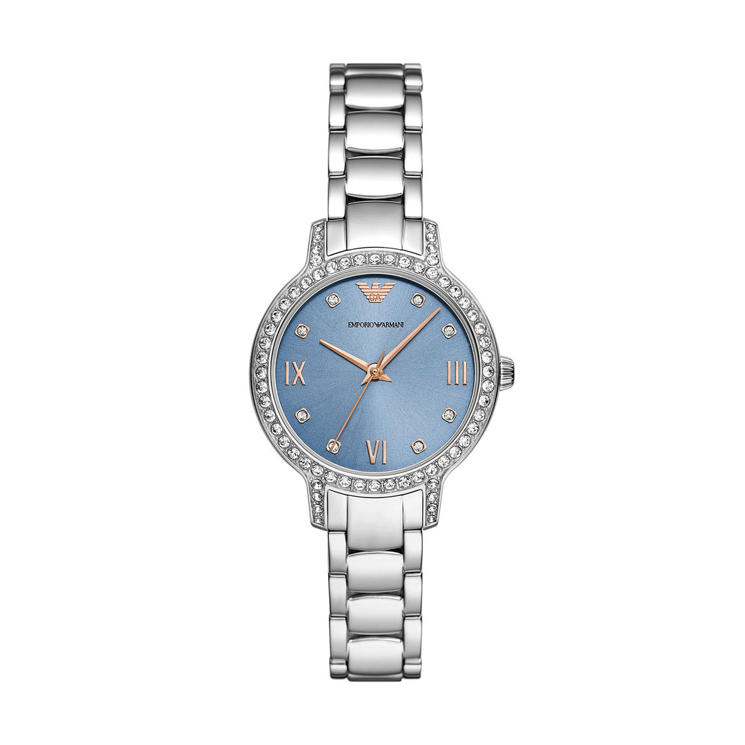 Emporio Armani Cleo Silver Stainless Steel Women's Watch