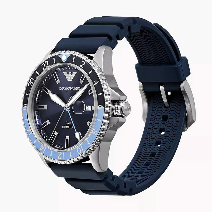 Emporio Armani Diver Silver Stainless Steel Men's Watch