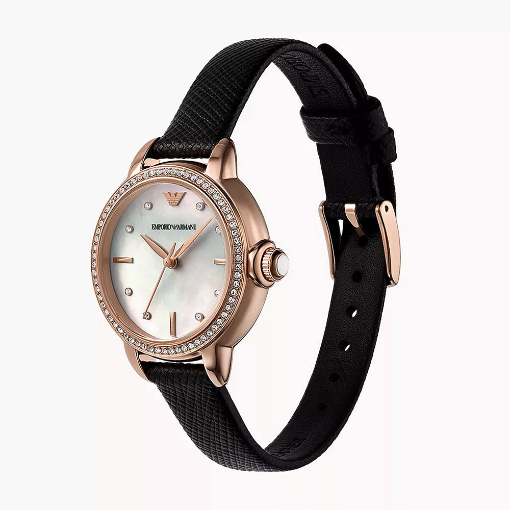 Emporio Armani Mia Rose Gold Stainless Steel Women's Watch