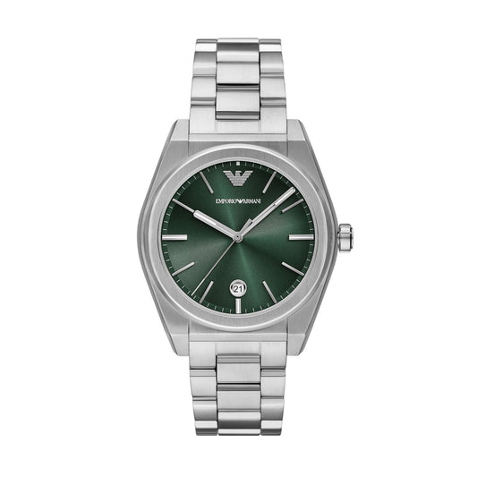 Emporio Armani Federico Silver Stainless Steel Men's Watch