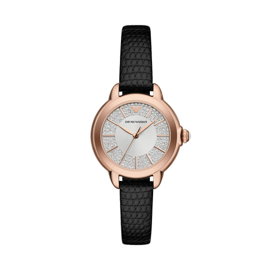 Emporio Armani Starry Night Rose Gold Pro-Planet Leather Women's Watch