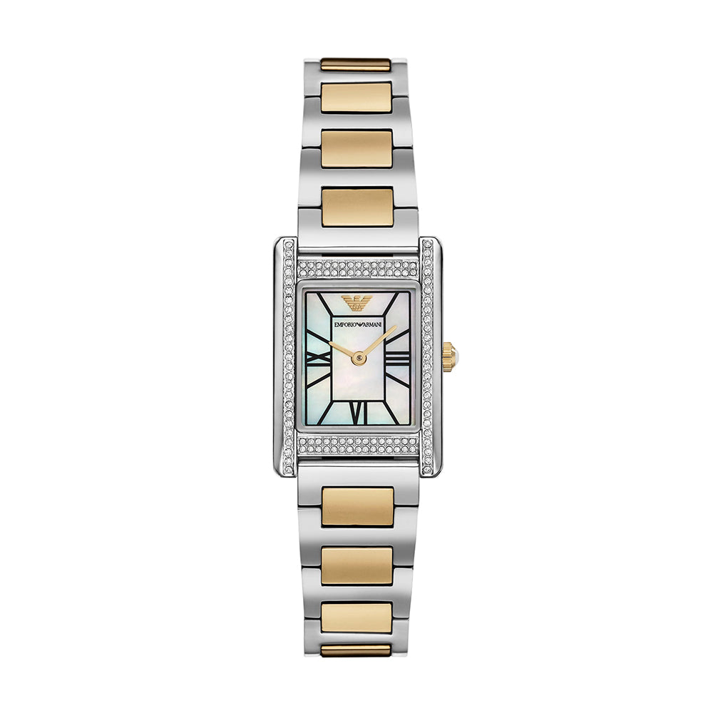 Emporio Armani Two-Hand Two-Tone Stainless Steel Watch - AR11642