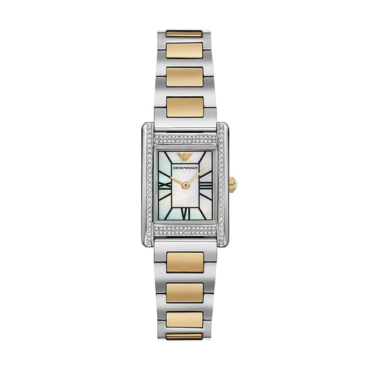 Emporio Armani Two-Hand Two-Tone Stainless Steel Watch