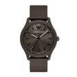 Emporio Armani Men's Three-Hand, Brown Plastic and Stainless Steel Watch