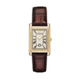 Emporio Armani Two-Hand Date Brown Leather Watch