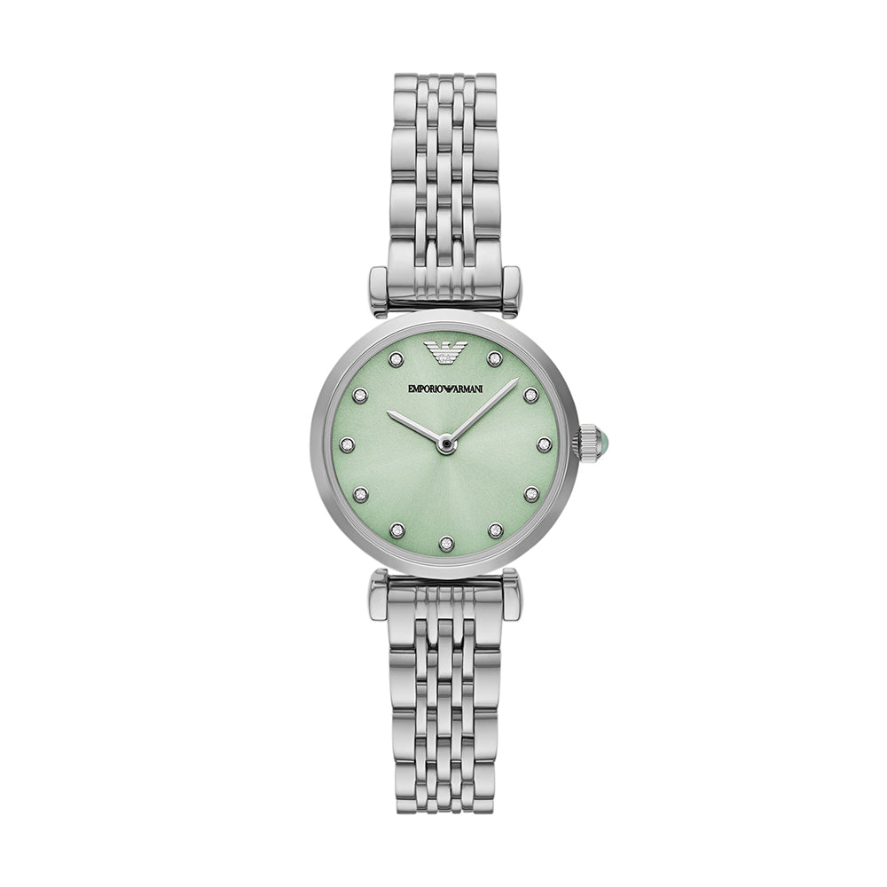 Emporio Armani Two-Hand Stainless Steel Watch - AR11667