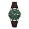 Emporio Armani Men's Three-Hand Date  Stainless Steel Watch