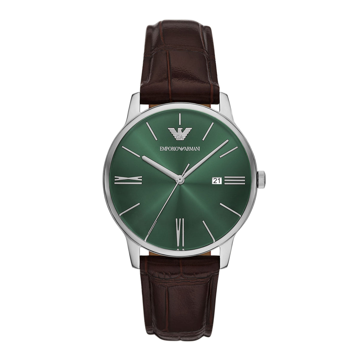Emporio Armani Men's Three-Hand Date  Stainless Steel Watch - AR11672
