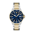 Emporio Armani World Explorer Three-Hand Date Two-Tone Stainless Steel Watch