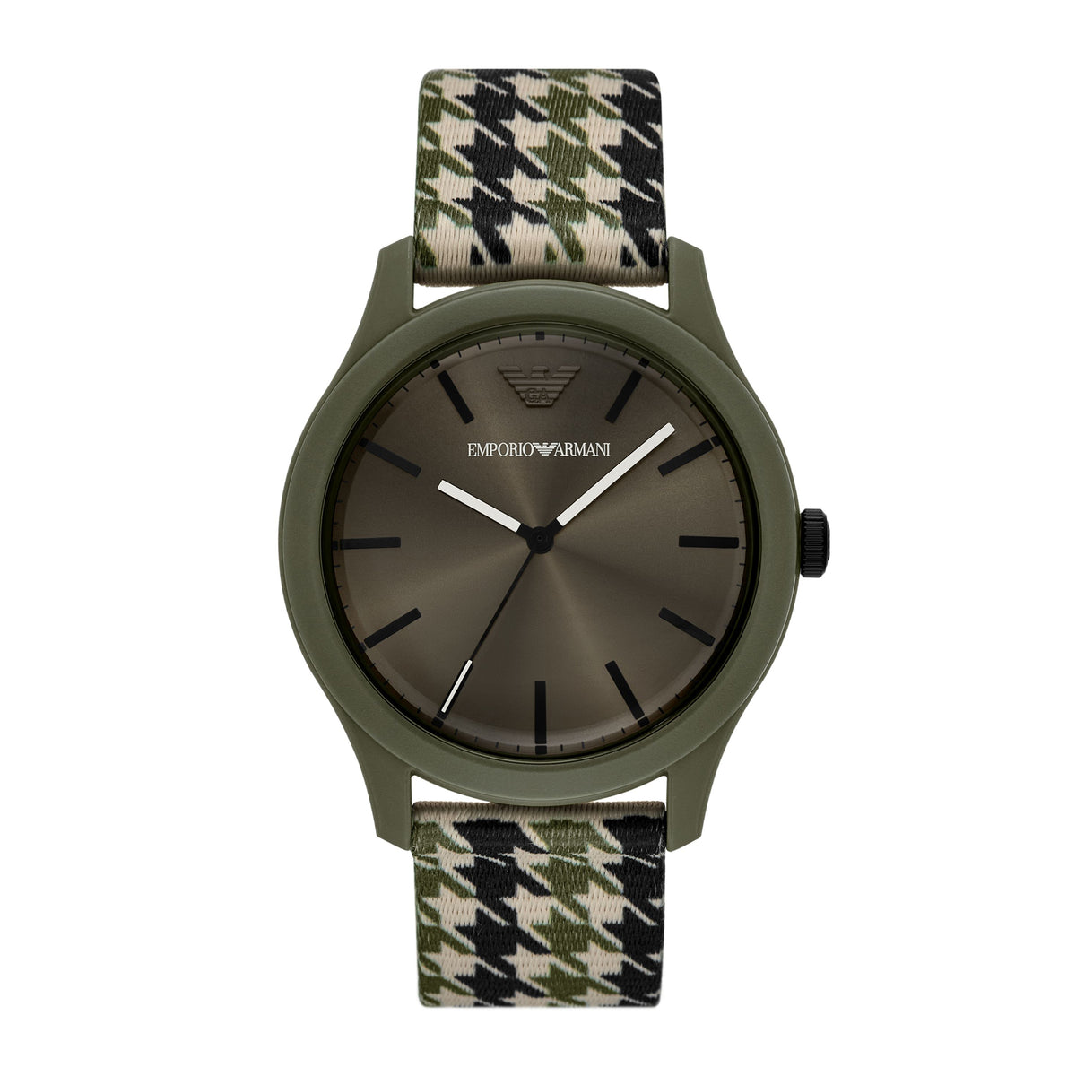 Emporio Armani Men's Three-Hand #tide ocean material® Nylon Fabric Watch - AR11694