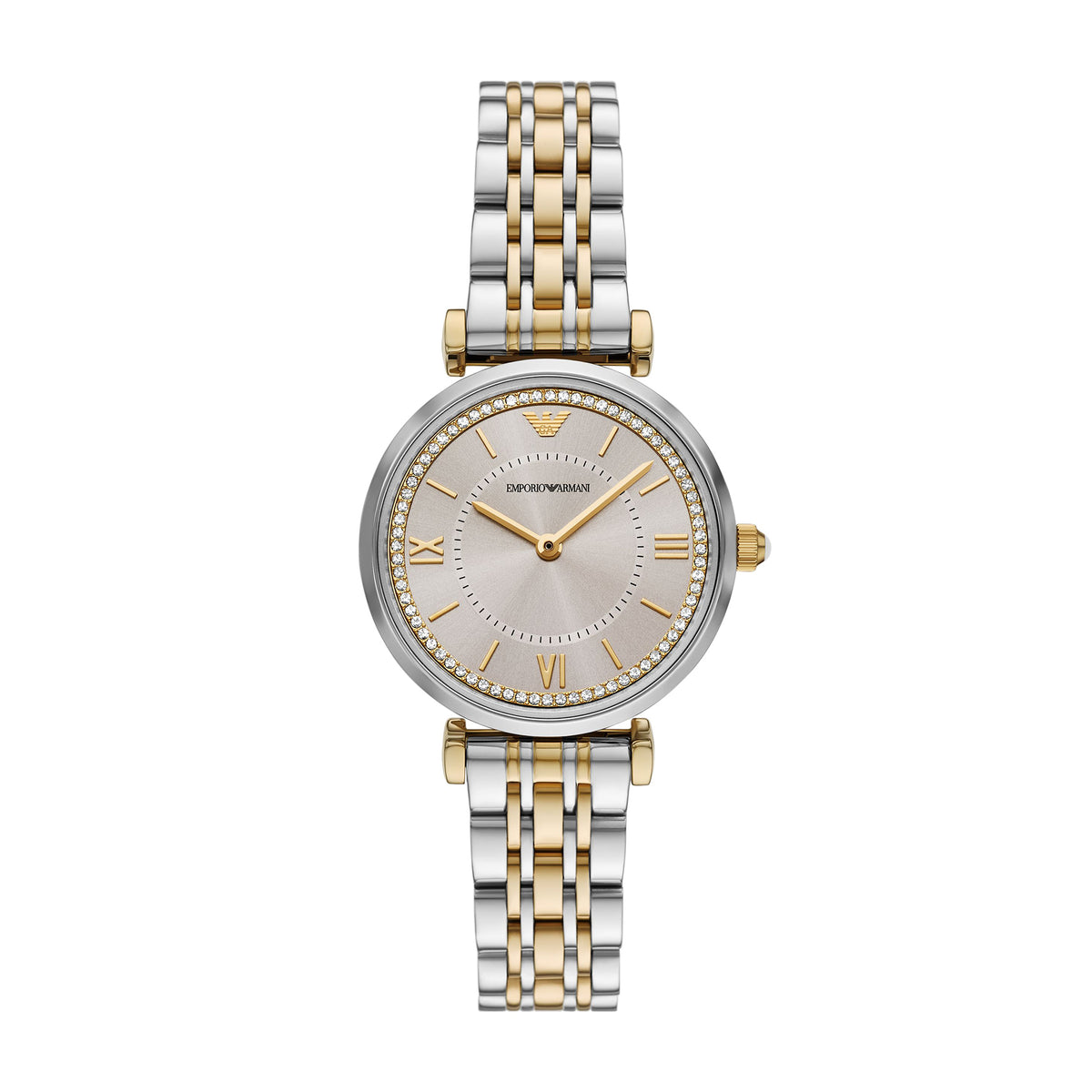 Emporio Armani Women's Two-Hand Two-Tone Stainless Steel Watch