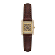 Emporio Armani Women's Two-Hand Brown Leather Watch