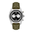 Emporio Armani Men's Chronograph Green Leather Watch