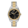 Emporio Armani Men's Three-Hand Two-Tone Stainless Steel Watch