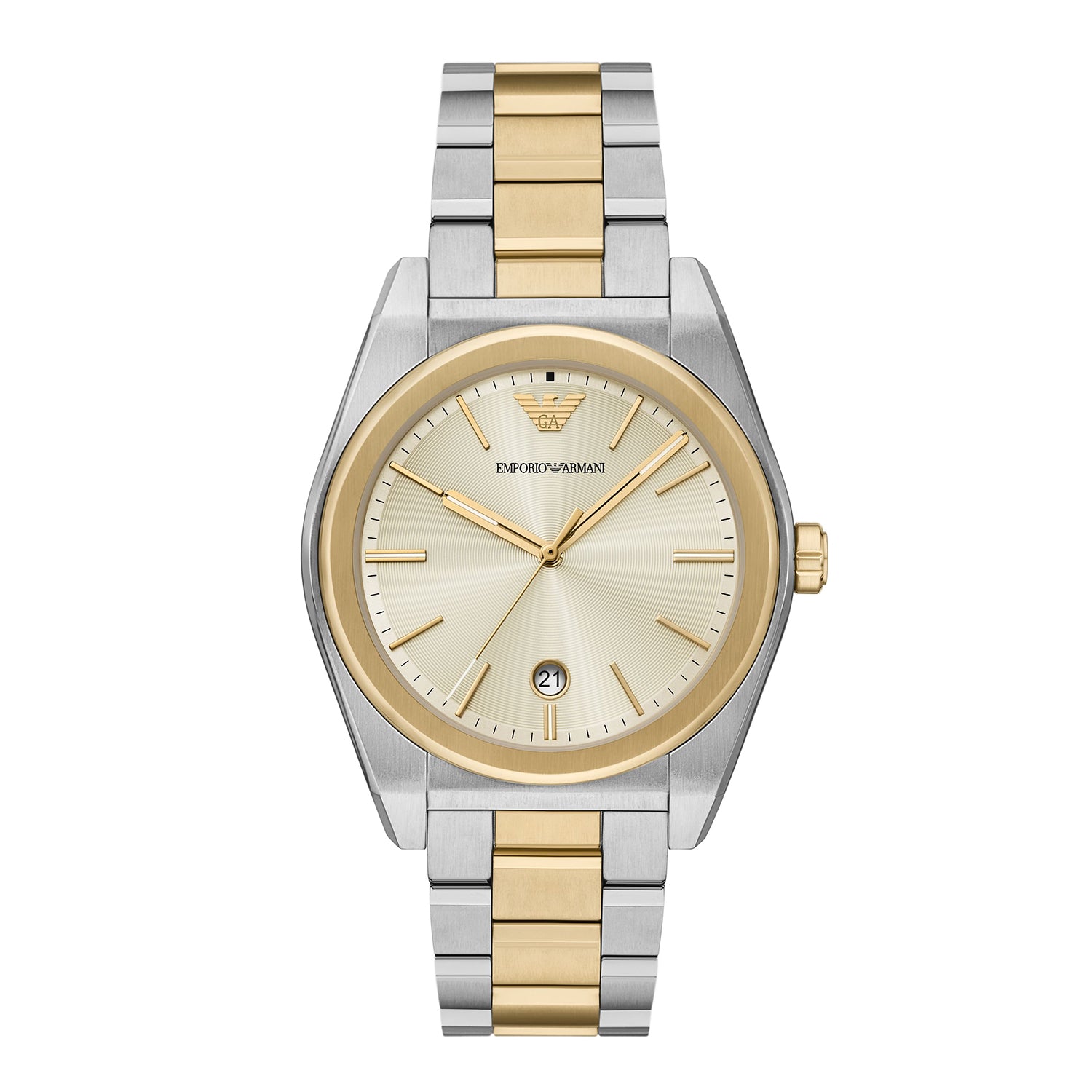Emporio Armani Men's Three-Hand Two-Tone Stainless Steel Watch – The ...