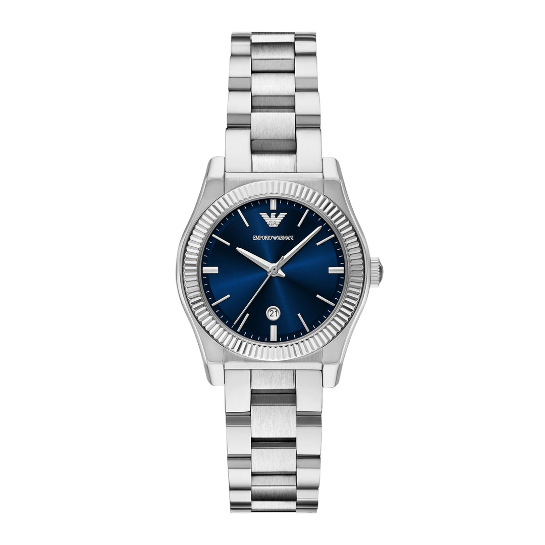 Emporio Armani Women's Three-Hand Stainless Steel Watch