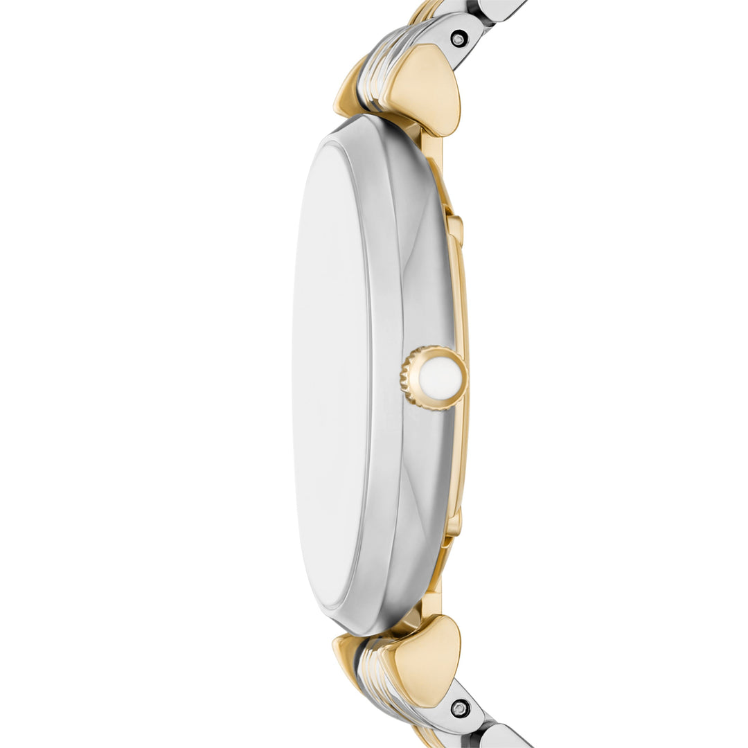Emporio Armani Two Hand Two Tone Stainless Steel Watch