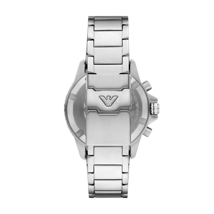 Emporio Armani World Explorer Solar-Powered Chronograph Stainless Steel Watch