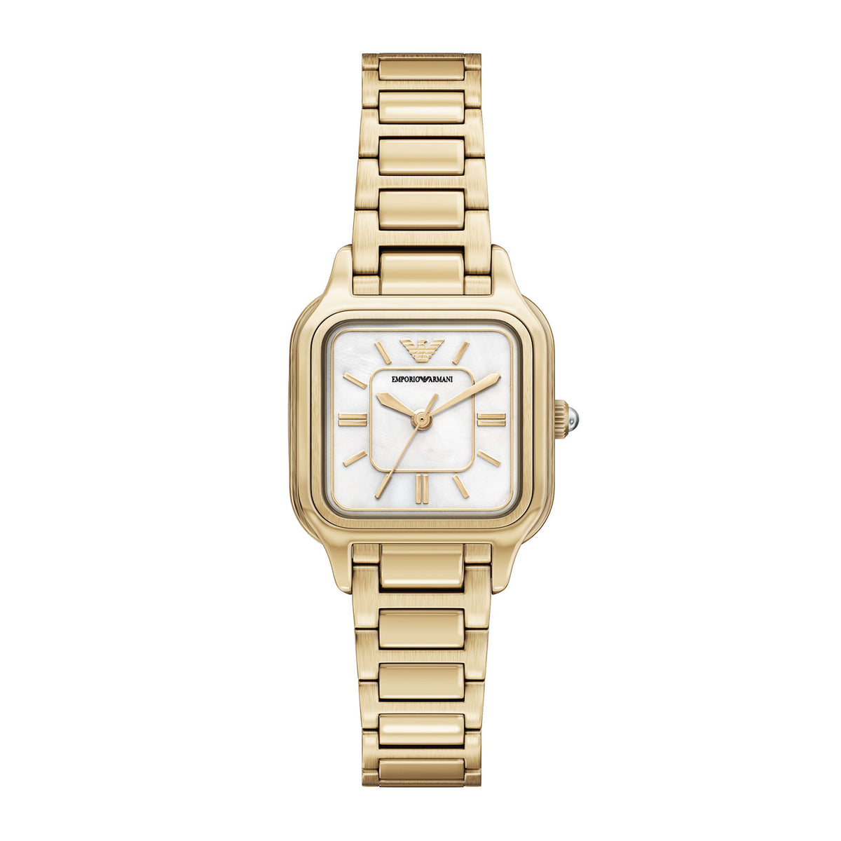Emporio Armani Women's Three-Hand Gold-Tone Stainless Steel Watch