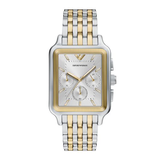Emporio Armani Men's Chronograph Two-Tone Stainless Steel Watch
