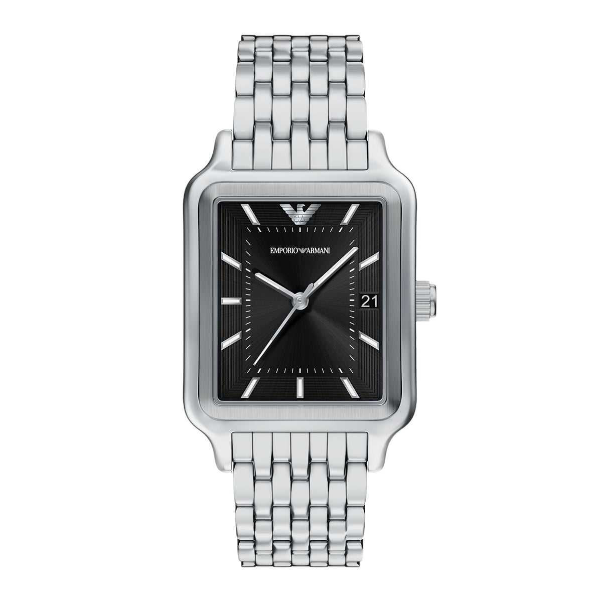 Emporio Armani Men's Three-Hand Date Stainless Steel Watch