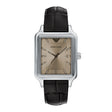 Emporio Armani Men's Three-Hand Date Brown Leather Watch