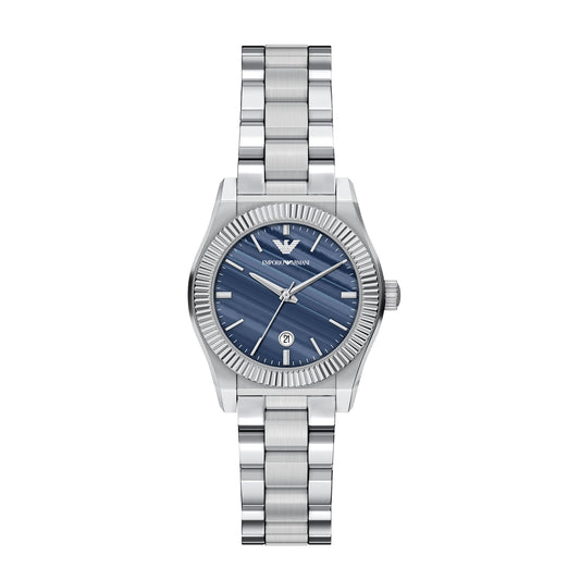 Emporio Armani Women's Three-Hand Date Stainless Steel Watch