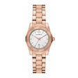 Emporio Armani Women's Three-Hand Date Rose Gold-Tone Stainless Steel Watch