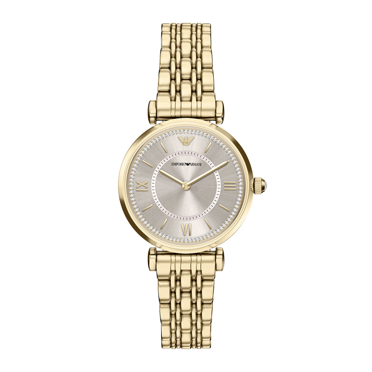 Emporio Armani Women's Two-Hand Gold-Tone Stainless Steel Watch - AR11766