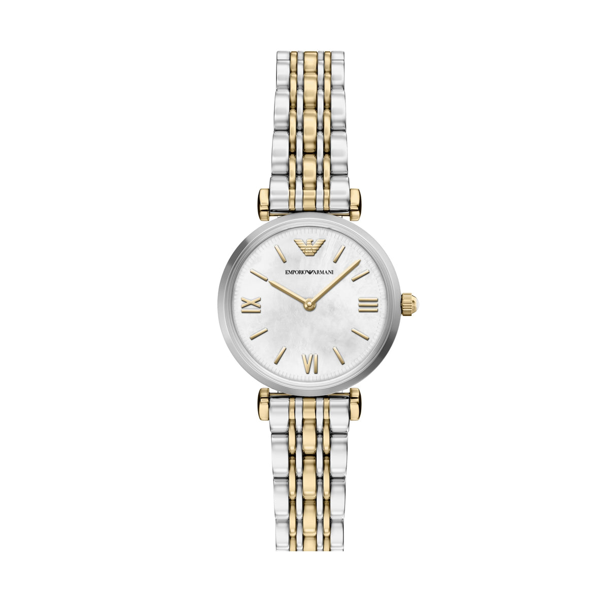 Emporio Armani Women's Two-Hand Two-Tone Stainless Steel Watch