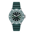Emporio Armani Men's World Explorer Solar-Powered Three-Hand Green Silicone Watch