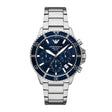 Emporio Armani Men's World Explorer Solar-Powered Chronograph Stainless Steel Watch