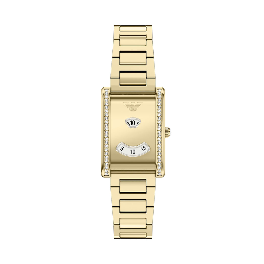 Emporio Armani Women's Two-Hand Gold-Tone Stainless Steel Watch