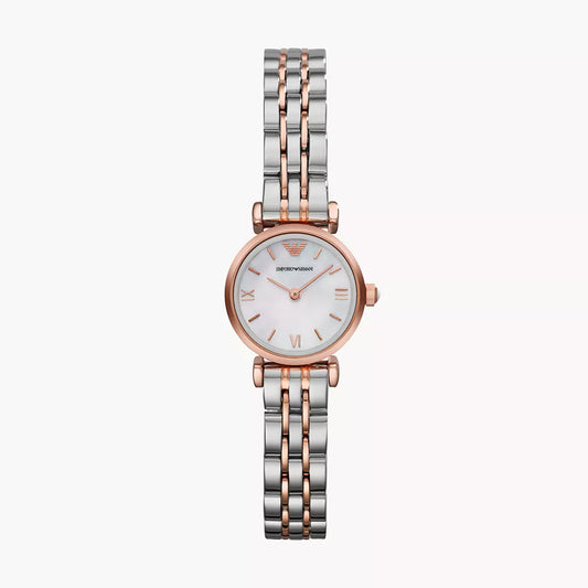 Emporio Armani Women's Two-Hand Two-Tone Stainless Steel Watch