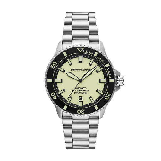 Emporio Armani Sea Explorer Automatic Stainless Steel Watch