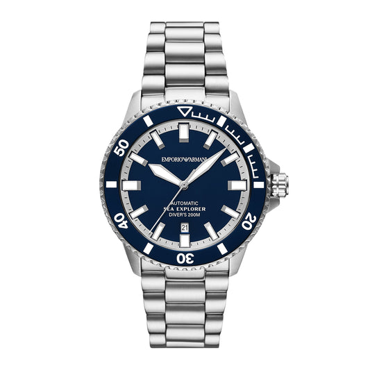 Emporio Armani Men's Sea Explorer Automatic Stainless Steel Watch