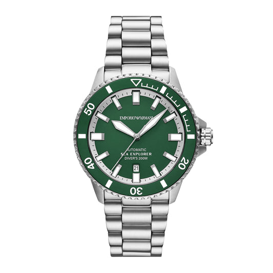 Emporio Armani Men's Sea Explorer Automatic Stainless Steel Watch