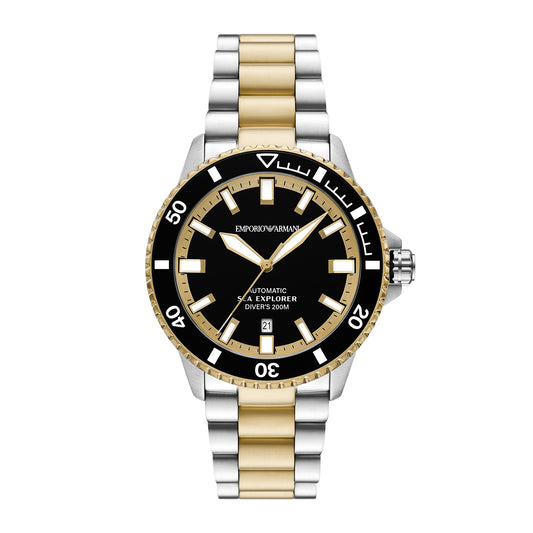 Emporio Armani Men's Sea Explorer Automatic Two-Tone Stainless Steel Watch