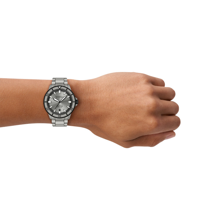 Emporio Armani Men's Sea Explorer Automatic Three-Hand Date Titanium Watch
