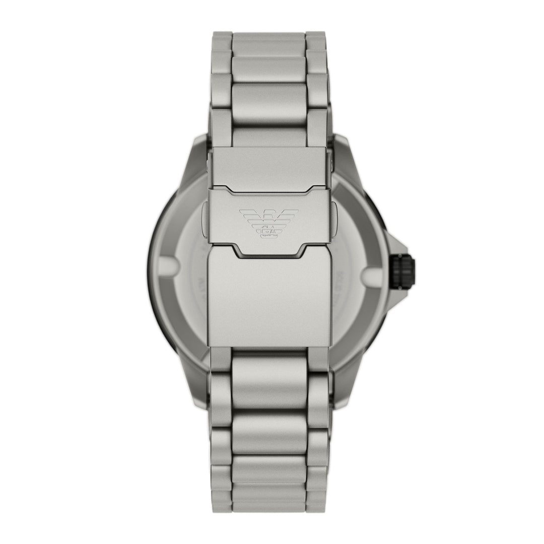 Emporio Armani Men's Sea Explorer Automatic Three-Hand Date Titanium Watch